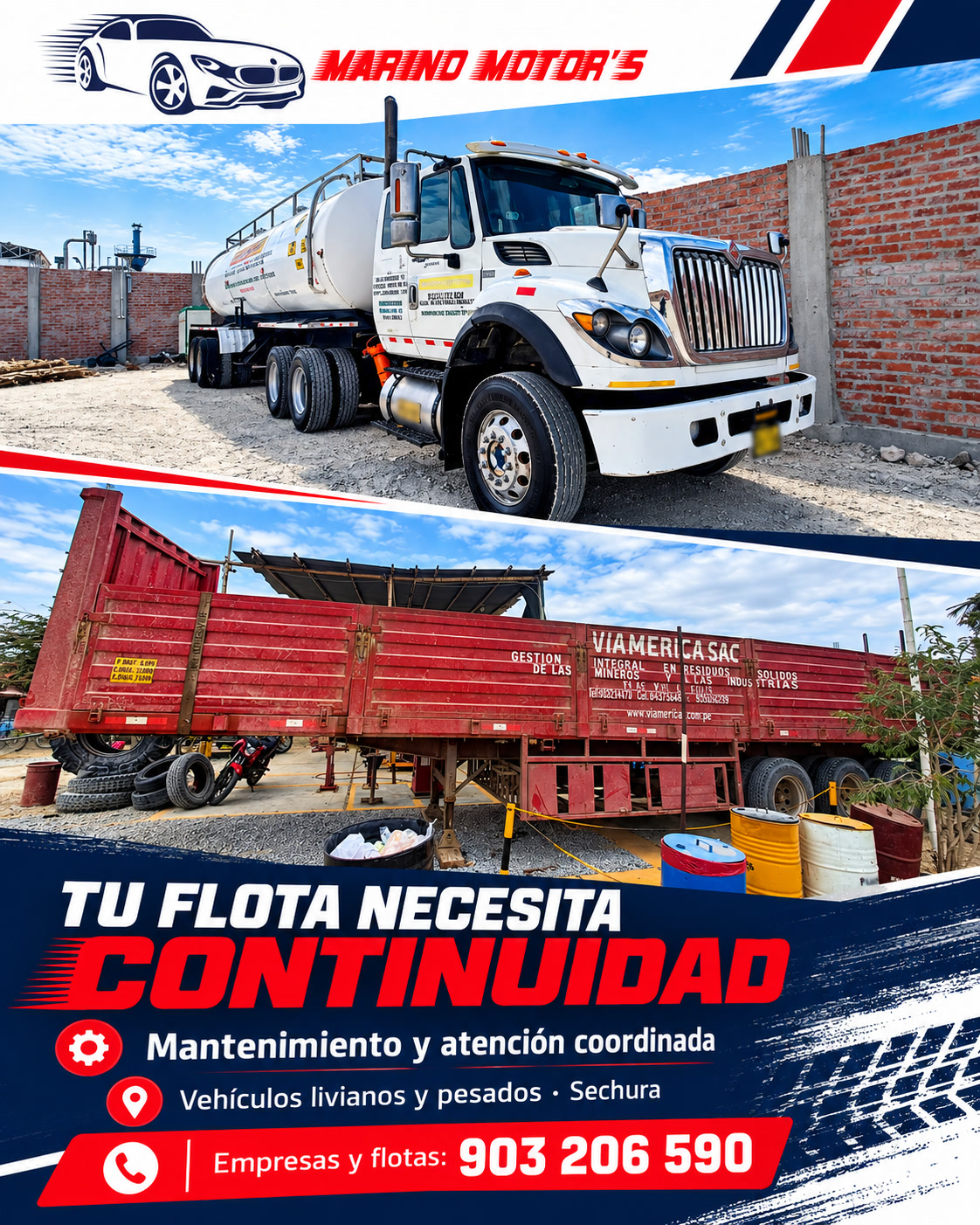 El cuidado del vehículo · material visual de Marino Motors